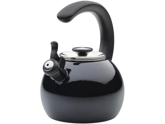 Photos - Other Accessories Circulon 48166 2-Quart Whistling Teakettle with Flip-Up Spout - Black 