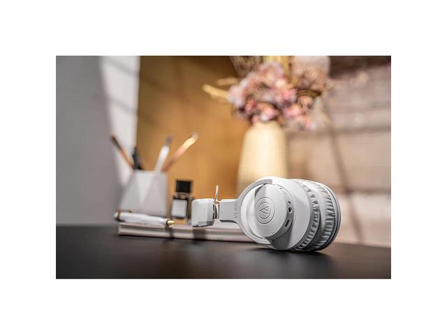 Audio Technica ATHM20XBTWH Wireless Over-Ear Headphones - White
