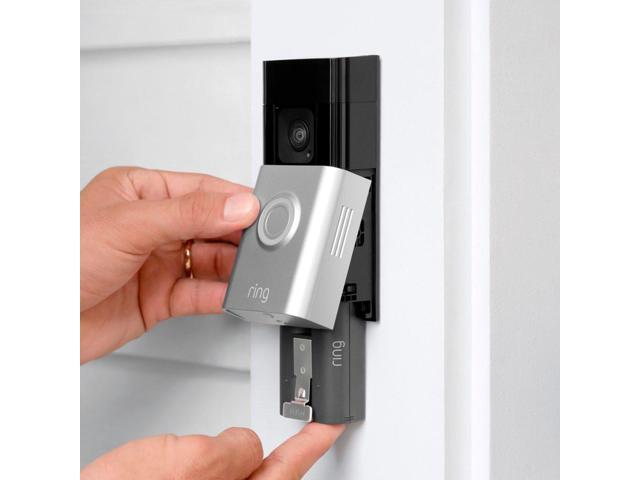 Ring - Battery Doorbell Plus Smart Wifi Video Doorbell – Battery Operated with Head-to-Toe View - Satin Nickel - image 5