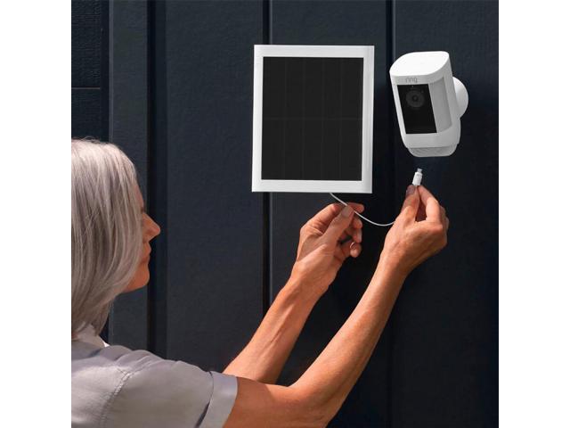 4W Solar Panel for Select Ring Security Cameras - White - image 4