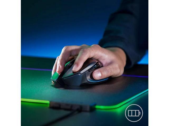 Razer - Basilisk V3 X HyperSpeed Optical Gaming Mouse with 9 Customizable Controls - Wireless - Black - image 5