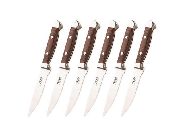 Viking 6-Piece Pakkawood Steak Knife Set