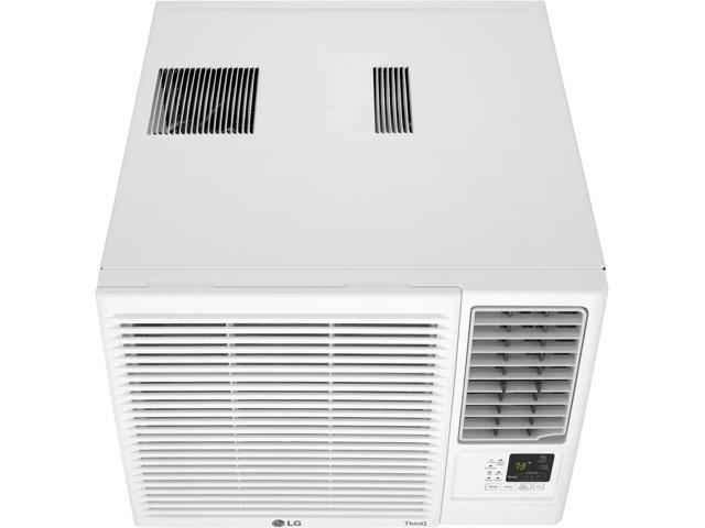 LG - 330 sq. ft. 7,600 BTU 115-Volt Window Air Conditioner with Cool, Heat and Wi-Fi Control - White - image 5