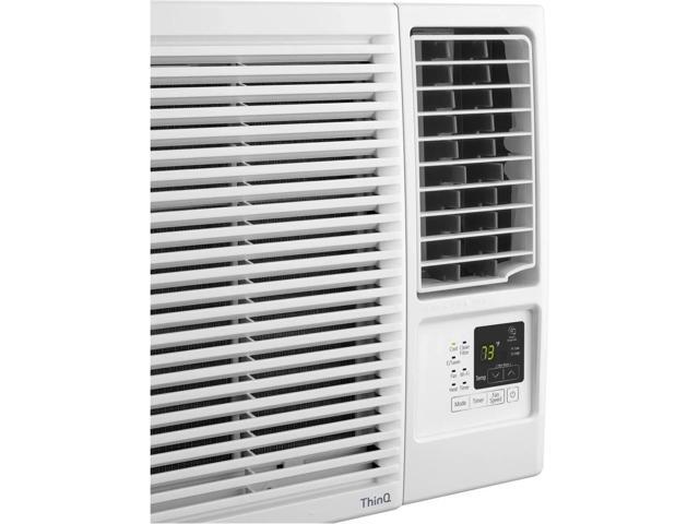 LG - 330 sq. ft. 7,600 BTU 115-Volt Window Air Conditioner with Cool, Heat and Wi-Fi Control - White - image 6