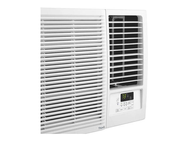 LG - 1400 sq. ft. 23,000 BTU 230V Smart Window Air Conditioner with Heat - White - image 4