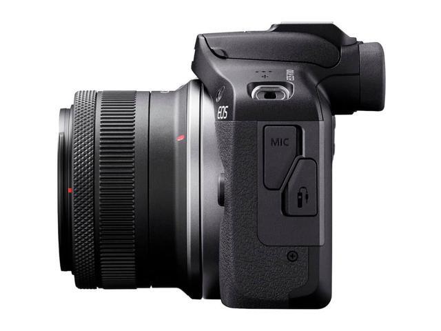 Canon - EOS R100 4K Video Mirrorless Camera 2 Lens Kit with RF-S18-45mm and RF-S55-210mm Lenses - Black - image 6