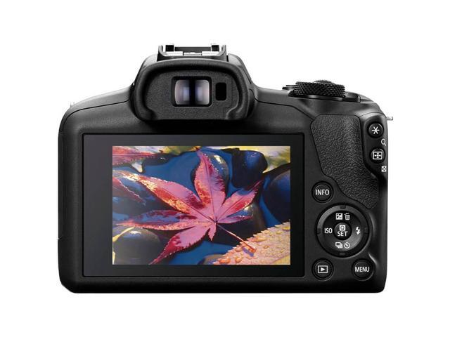 Canon - EOS R100 4K Video Mirrorless Camera 2 Lens Kit with RF-S18-45mm and RF-S55-210mm Lenses - Black - image 4