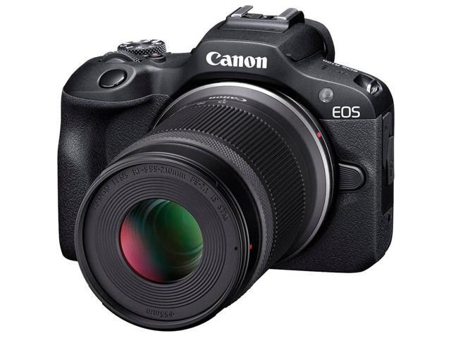 Canon - EOS R100 4K Video Mirrorless Camera 2 Lens Kit with RF-S18-45mm and RF-S55-210mm Lenses - Black - image 3