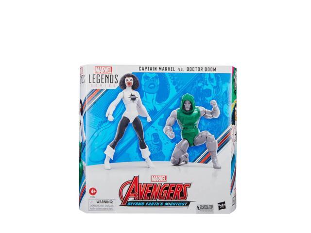 Hasbro 6 inch Marvel Legends Series Captain Marvel vs. Doctor Doom Action Figures