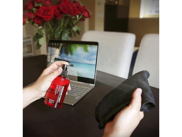 Monster Cleaning Kit 6.7 oz. Spray Screen Cleaner with Microfiber Cloth. Cleaning Spray for LED LCD OLED Smart TV Monitors Laptops iPad iPhone and more - image 2