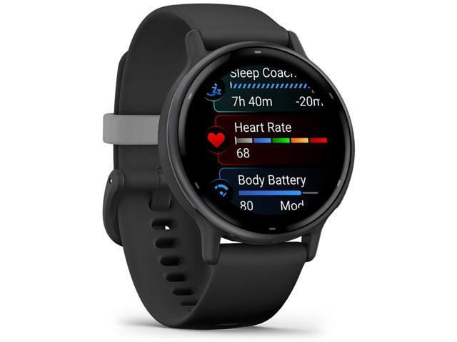 Garmin - vívoactive 5 GPS Smartwatch 42 mm Fiber-reinforced polymer - Slate Aluminum and Black - (2023) - image 4