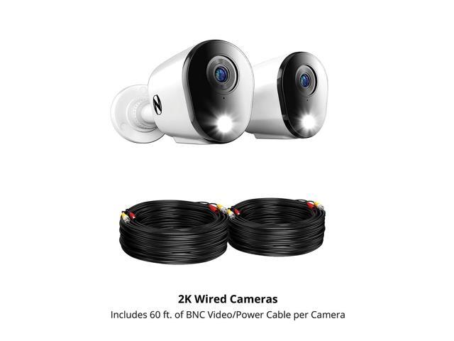 Night Owl - Add_On 2-Camera Deterence 2K Security Camera with 2-Way Audio - White - image 3