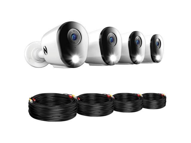 Night Owl - 12 Channel 4 Camera Wired 2K 1TB DVR Security System with 2-way Audio - White - image 5