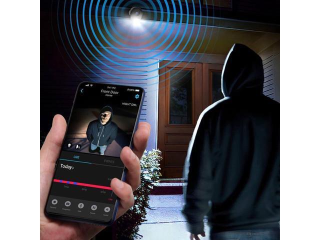 Night Owl - 12 Channel 4 Camera Wired 2K 1TB DVR Security System with 2-way Audio - White - image 7