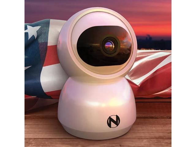 Night Owl - Indoor AC Powered Plug-In Wireless 3MP Security Camera with Pan, Tilt and 2-Way Audio - White - image 3