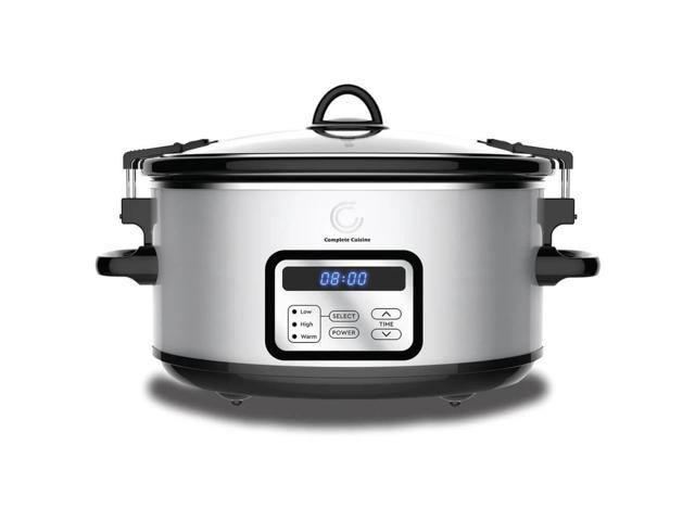 Photos - Multi Cooker Complete Cuisine CC6300PGSS 6.0 Quart Programmable Stainless Steel Slow Co