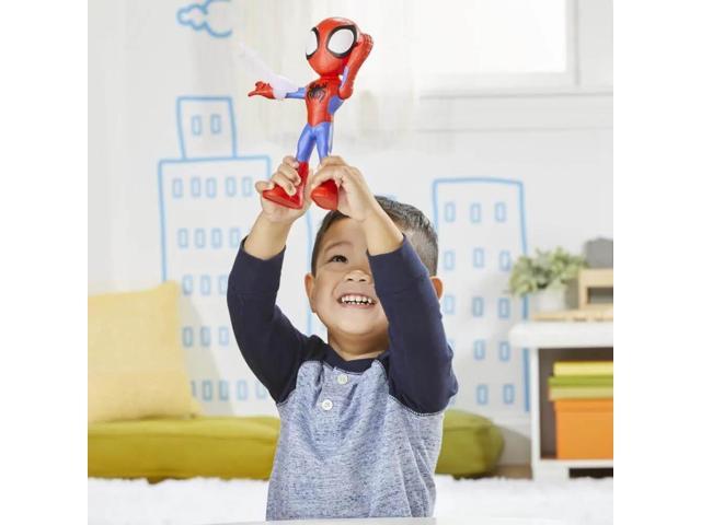 Hasbro F3986 9 inch Marvel Spidey and His Amazing Friends Supersized Spidey Action Figure