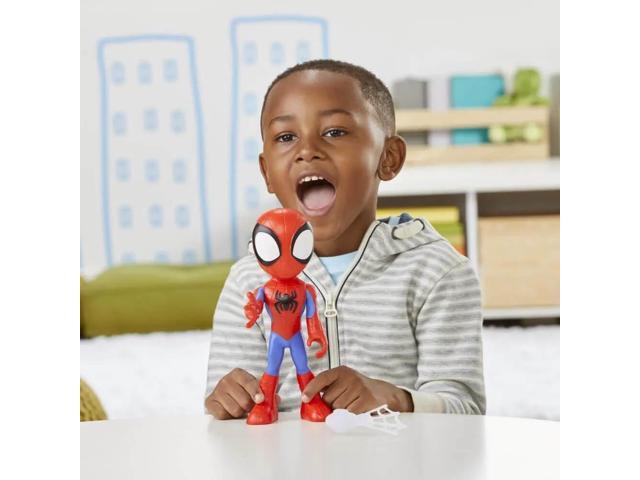 Hasbro F3986 9 inch Marvel Spidey and His Amazing Friends Supersized Spidey Action Figure