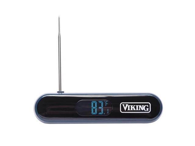 Viking - 3-Ply Stainless Steel Roasting Pan with Rack and Bonus Thermometer - Silver - image 7