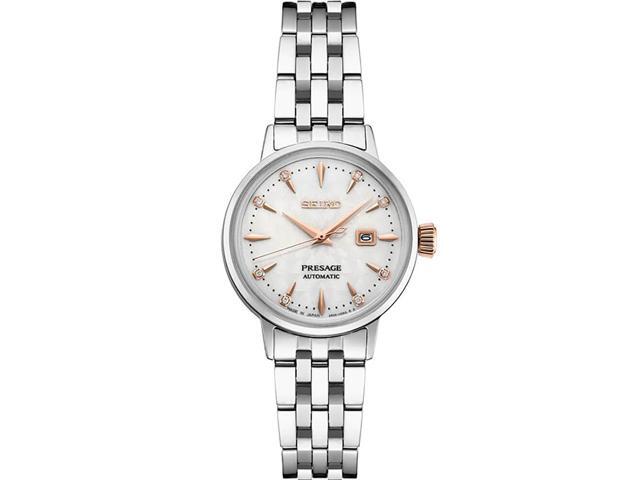 Seiko SRE009 Presage Cocktail Bracelet Womens Watch - Silver
