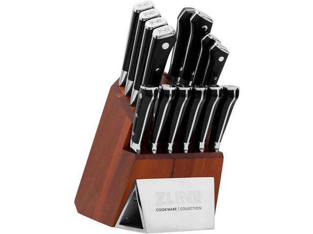 Photos - Barware ZLINE KSETTGS15 15-Piece Professional German Steel Kitchen Knife Block Set