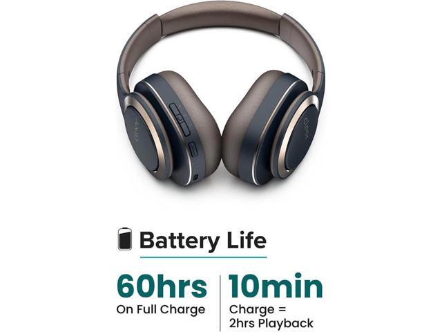 Cleer Enduro ANC Noise Cancelling Over the Ear Bluetooth Headphones with Mic, 60 Hrs Playtime, Noise Canceling, Ambient EQ Modes, Hi-Res Audio,...