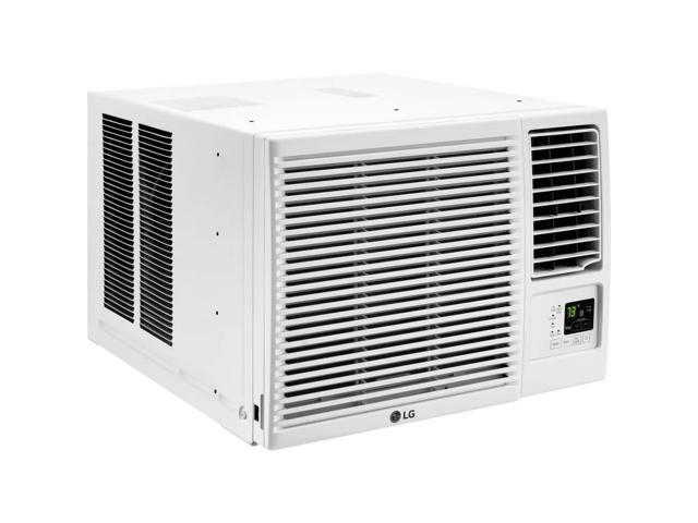 LG - 330 Sq. Ft 7,600 BTU Window Mounted Air Conditioner with 3,850 BTU Heater - White - image 3