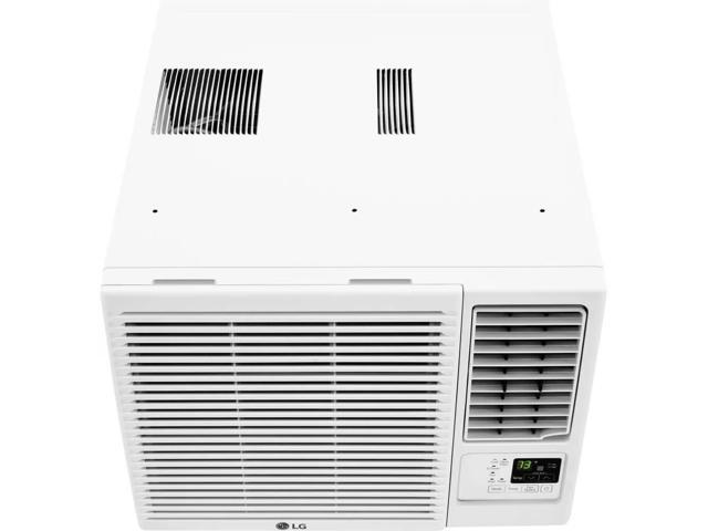 LG - 330 Sq. Ft 7,600 BTU Window Mounted Air Conditioner with 3,850 BTU Heater - White - image 5