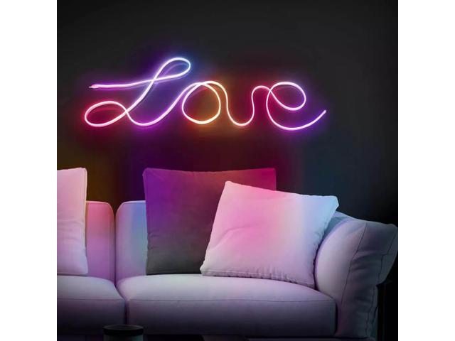 Monster MLB71063RGB 16.4ft Neon Flow Smart Indoor/Outdoor Multi-Color LED Light Strip