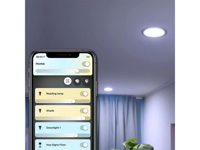 Hue 578484 White Ambiance 4 inch High Lumen Recessed Downlight
