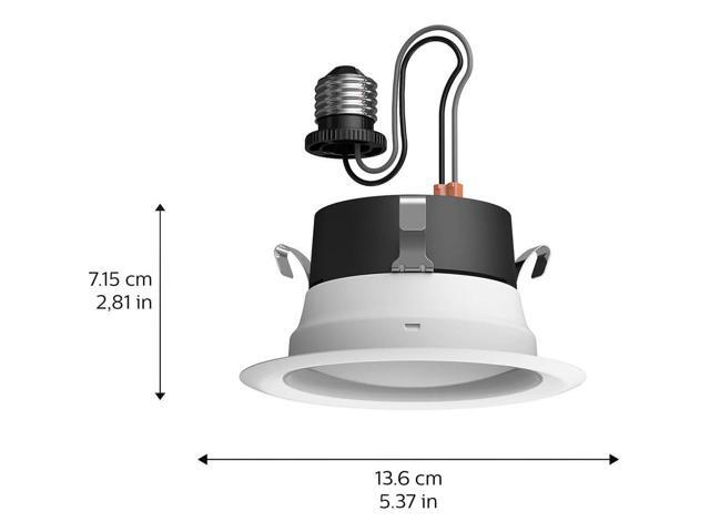 Hue 578484 White Ambiance 4 inch High Lumen Recessed Downlight