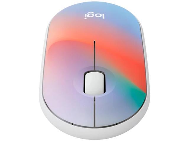 Logitech M340 Wireless Mouse With Limited Edition Prints, USB Receiver, Silent Clicks, Portable for Laptop, PC, Windows, Chrome, Surface - Sheer Dream