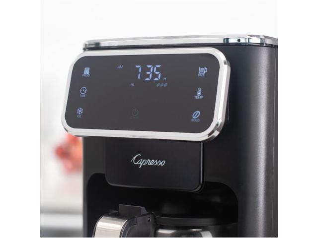 Capresso 49601 12-Cup Touchscreen Coffee Maker with Glass Carafe - Black