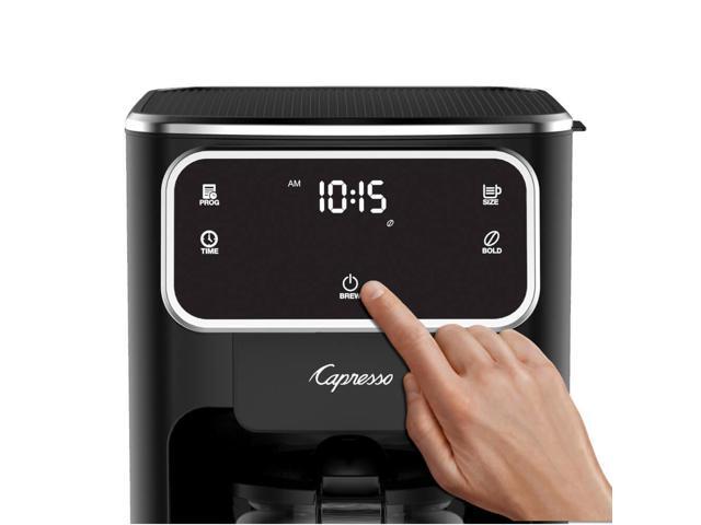 Capresso 49605 10-Cup Touchscreen Coffee Maker with Thermal Carafe - Black