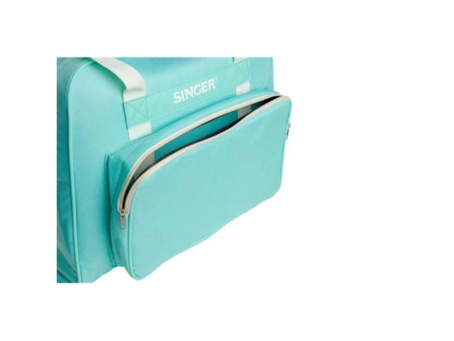 Singer 250095096 Universal Sewing Machine Canvas Carrying Tote Bag - Teal