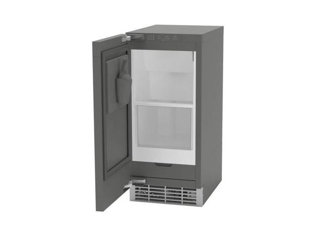 GE Profile - 15" 26-Lb. Built-In Icemaker with Nugget Ice - Custom Panel Ready - image 4