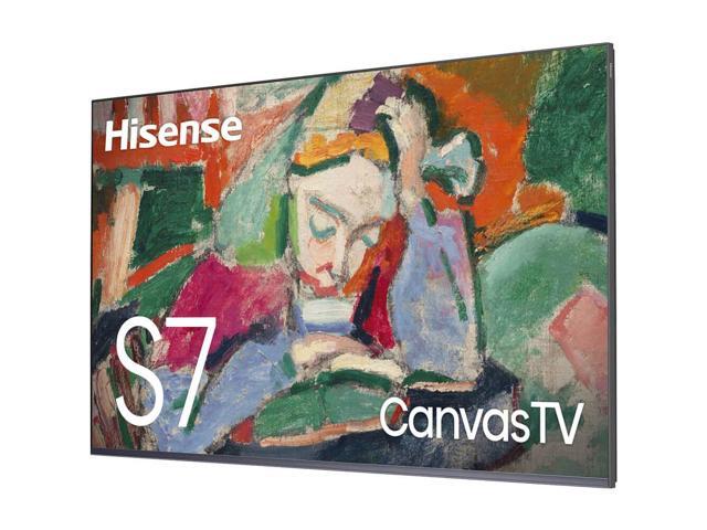 Hisense - 55" Class S7 Series CanvasTV 4K QLED TV with Hi-Matte Display and UltraSlim Wall Mount (2024) - image 3