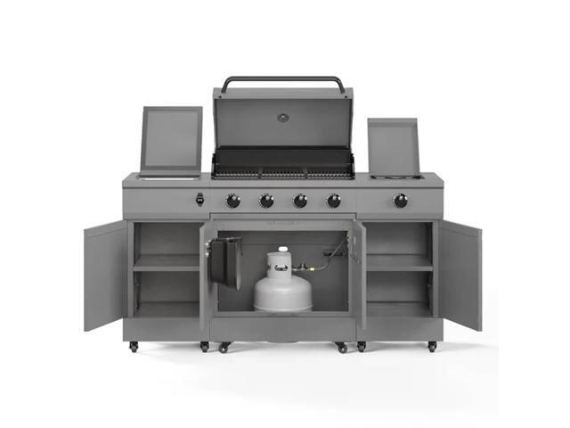 Tytus TDT0210102 Fresno Series 5 Burner Grill - Gunmetal Gray / Shadow Stone