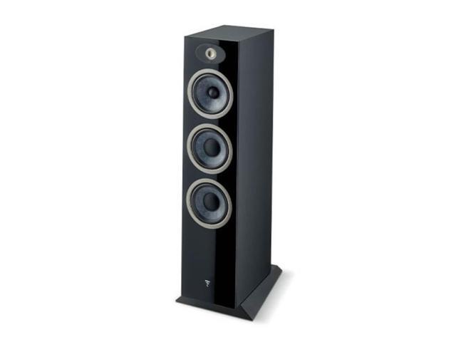 Focal THEVAN3DBLK Theva No. 3 3-Way Floorstanding Speaker (Each) - Black High Gloss