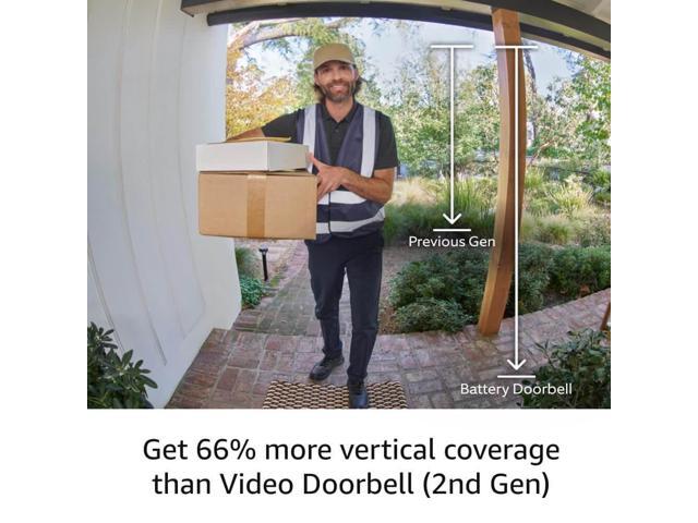 Ring - Battery Doorbell Smart Wifi Video Doorbell - Battery-Powered with Head-to-Toe Video, Live View, and Two-Way Talk - Satin Nickel - image 4