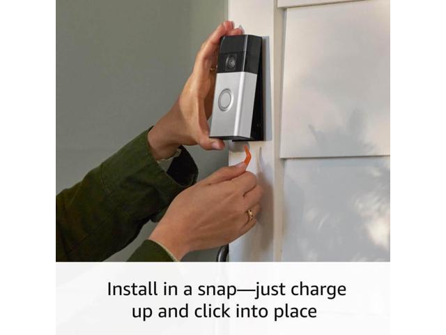 Ring - Battery Doorbell Smart Wifi Video Doorbell - Battery-Powered with Head-to-Toe Video, Live View, and Two-Way Talk - Satin Nickel - image 7