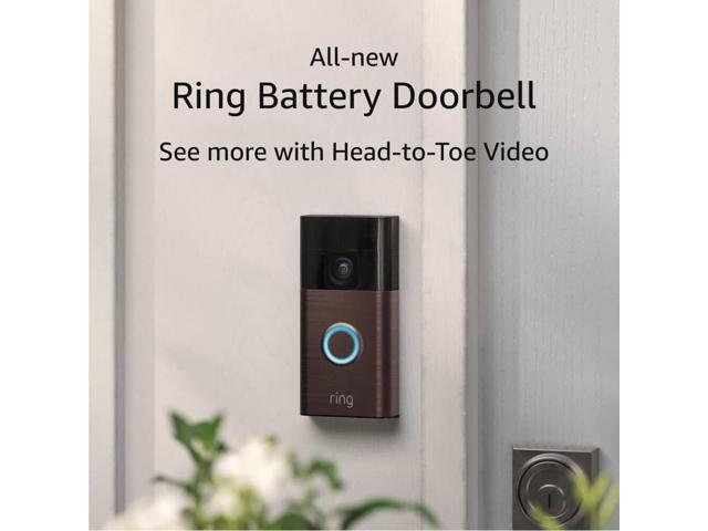 Ring - Battery Doorbell Smart Wifi Video Doorbell - Battery-Powered with Head-to-Toe Video, Live View, and Two-Way Talk - Venetian Bronze - image 3