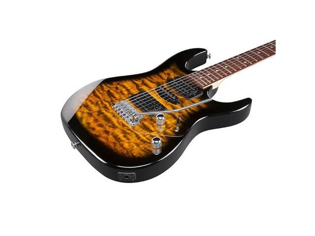 Ibanez GRX70QASB Gio GRX 6-String Electric Guitar - Sunburst