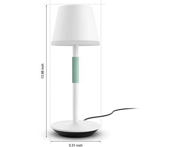 Hue 576447 Philips Go White Portable Table Lamp