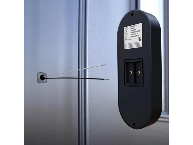 Night Owl - 1080p Wi-Fi Smart Video Doorbell - Wired - Black - image 4