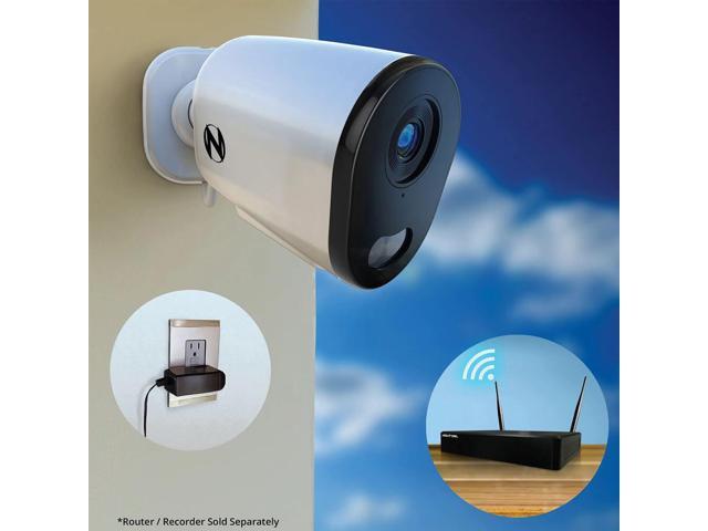 Night Owl - Indoor/Outdoor Plug-In Wi-Fi 4K Security Camera with 2-Way Audio - White - image 5