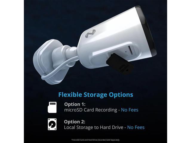 Night Owl - Indoor/Outdoor Plug-In Wi-Fi 4K Security Camera with 2-Way Audio - White - image 7