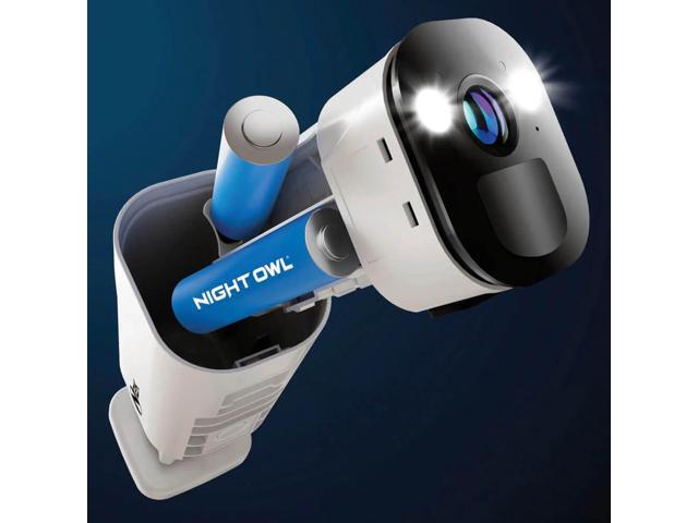 Night Owl - Indoor/Outdoor Wire Free 2K Security Camera with 2-Way Audio - White - image 5