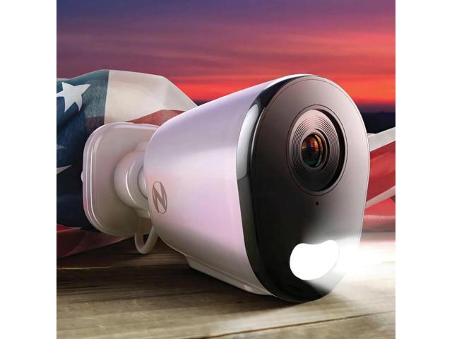 Night Owl - 8-Channel, 4-Camera Indoor/Outdoor Plug-In Wi-Fi IP 4K 64GB Security System - White - image 3