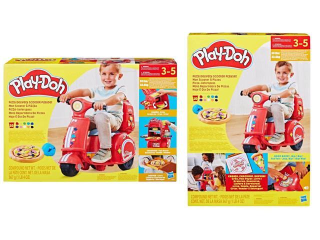 Hasbro F8803 Play-Doh Pizza Delivery Kids Scooter Playset